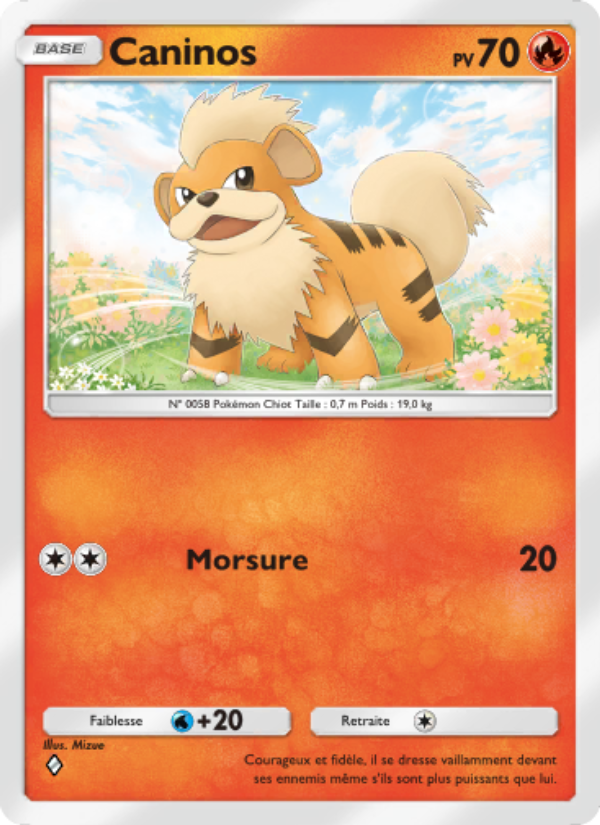 Caninos 039 — Genetic Apex (French Pokémon TCG card)