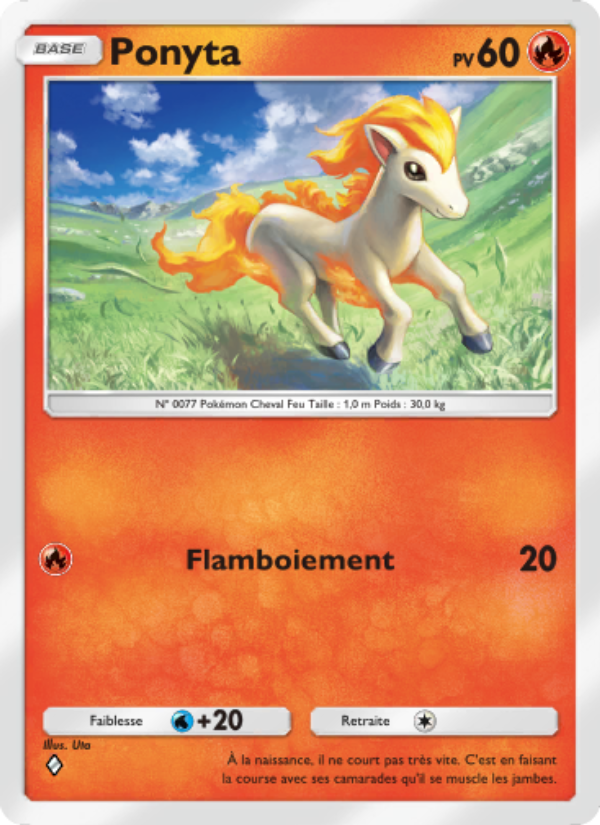 Ponyta 042 — Genetic Apex (French Pokémon TCG card)