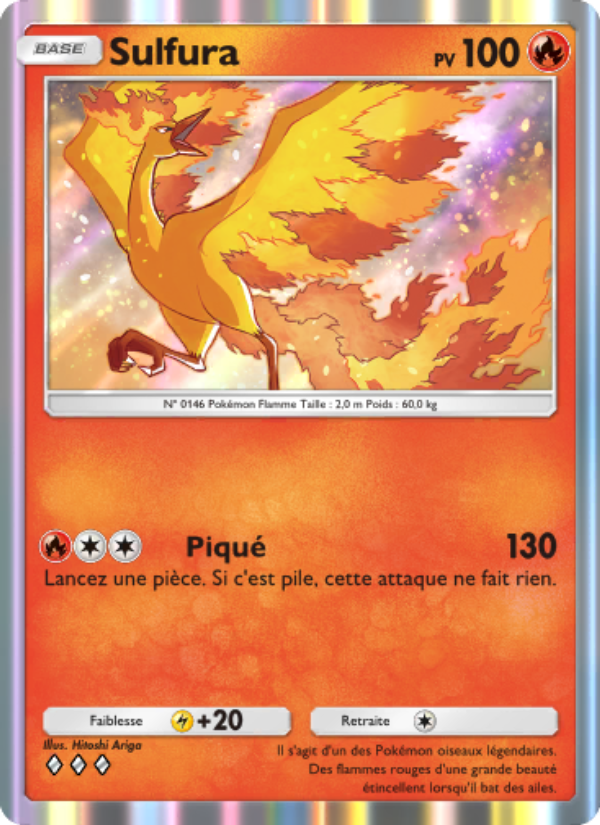 Sulfura 046 — Genetic Apex (French Pokémon TCG card)