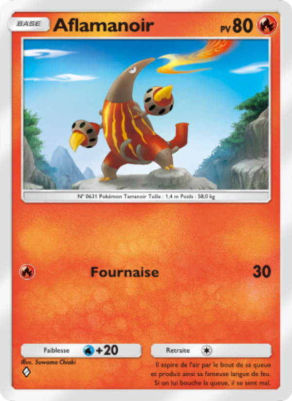 Aflamanoir 048 — Genetic Apex (French Pokémon TCG card)