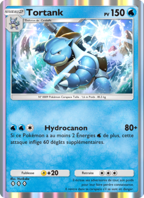 Tortank 055 — Genetic Apex (French Pokémon TCG card)
