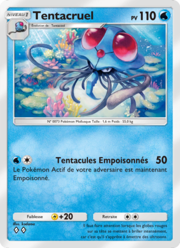Tentacruel 063 — Genetic Apex (French Pokémon TCG card)