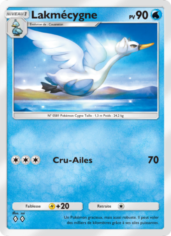 Lakmécygne 086 — Genetic Apex (French Pokémon TCG card)