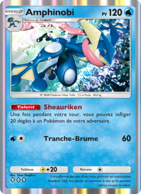 Amphinobi 089 — Genetic Apex (French Pokémon TCG card)