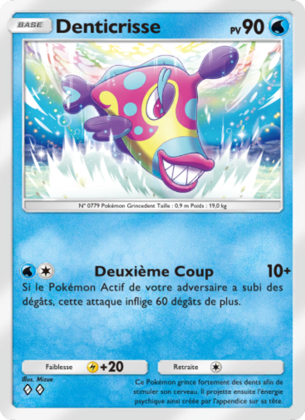 Denticrisse 091 — Genetic Apex (French Pokémon TCG card)
