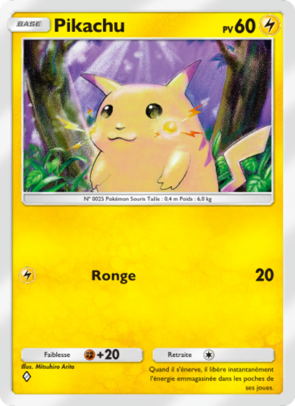Pikachu 094 — Genetic Apex (French Pokémon TCG card)