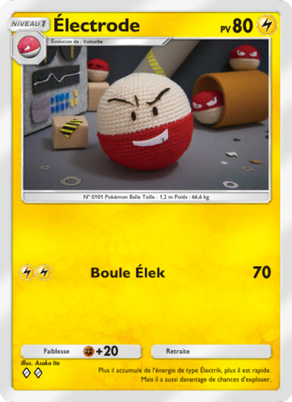 Électrode 100 — Genetic Apex (French Pokémon TCG card)