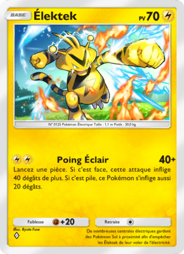Élektek 101 — Genetic Apex (French Pokémon TCG card)
