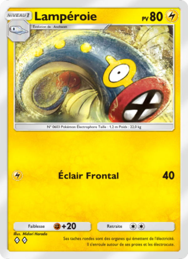 Lampéroie 108 — Genetic Apex (French Pokémon TCG card)