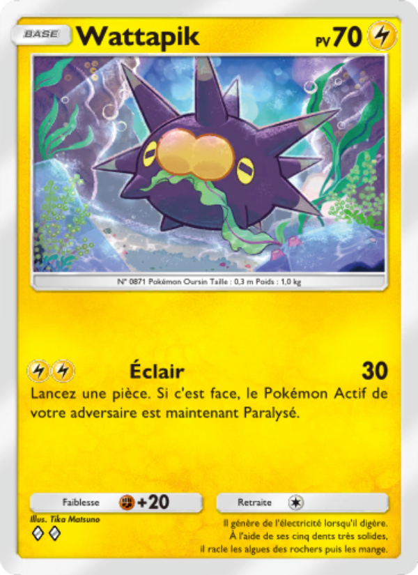 Wattapik 112 — Genetic Apex (French Pokémon TCG card)