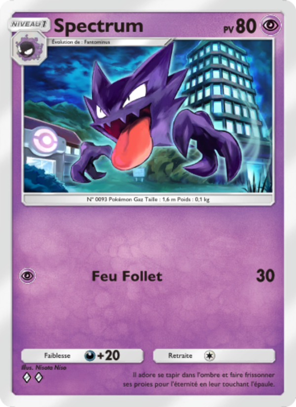 Spectrum 121 — Genetic Apex (French Pokémon TCG card)