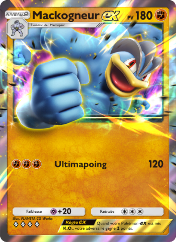 Mackogneur-ex 146 — Genetic Apex (French Pokémon TCG card)