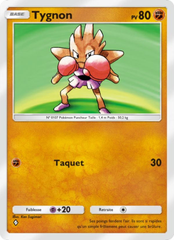 Tygnon 155 — Genetic Apex (French Pokémon TCG card)