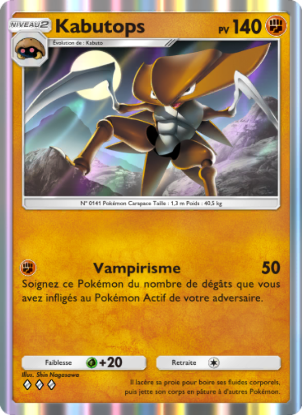 Kabutops 159 — Genetic Apex (French Pokémon TCG card)