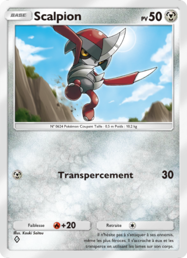 Scalpion 179 — Genetic Apex (French Pokémon TCG card)