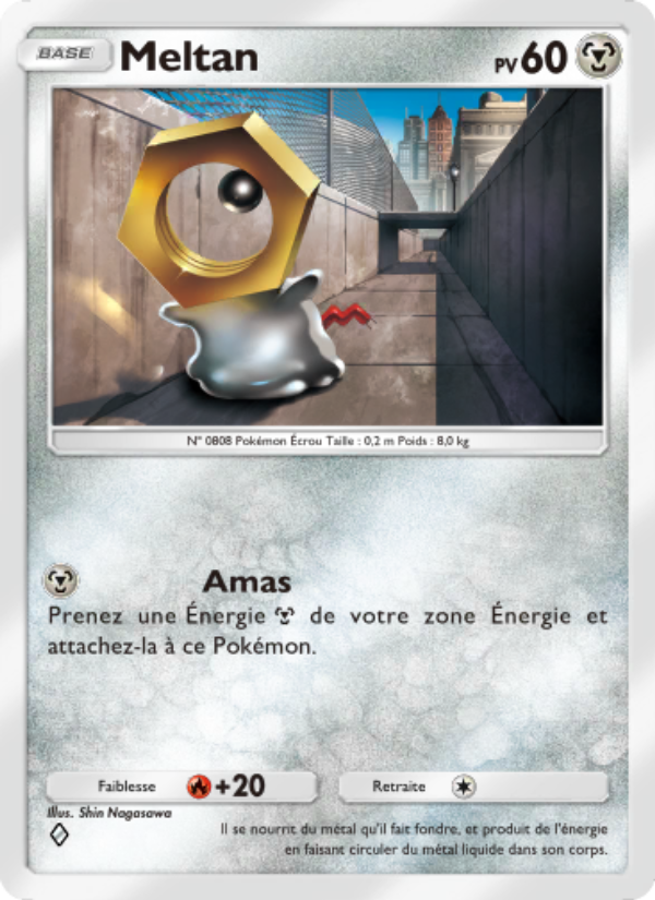 Meltan 181 — Genetic Apex (French Pokémon TCG card)