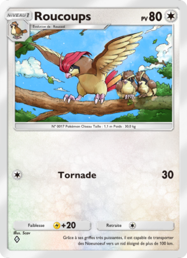 Roucoups 187 — Genetic Apex (French Pokémon TCG card)