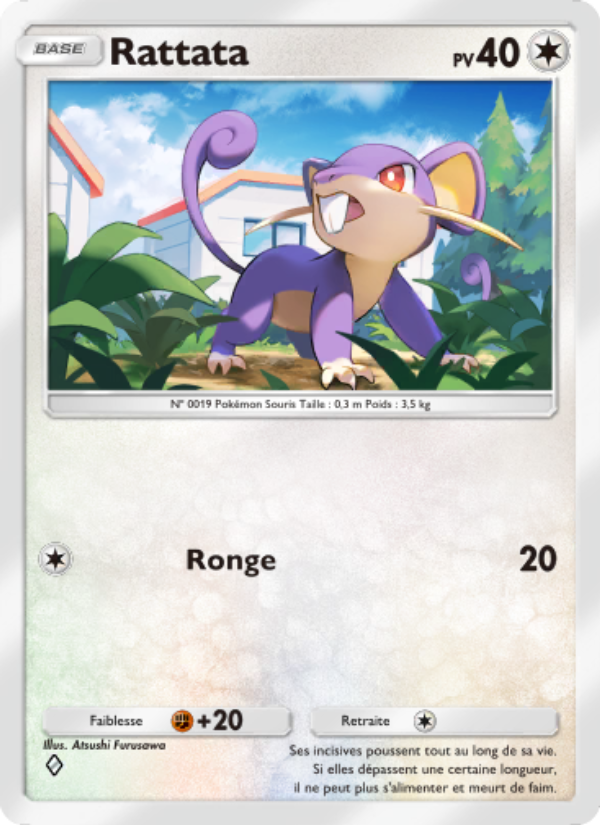 Rattata 189 — Genetic Apex (French Pokémon TCG card)