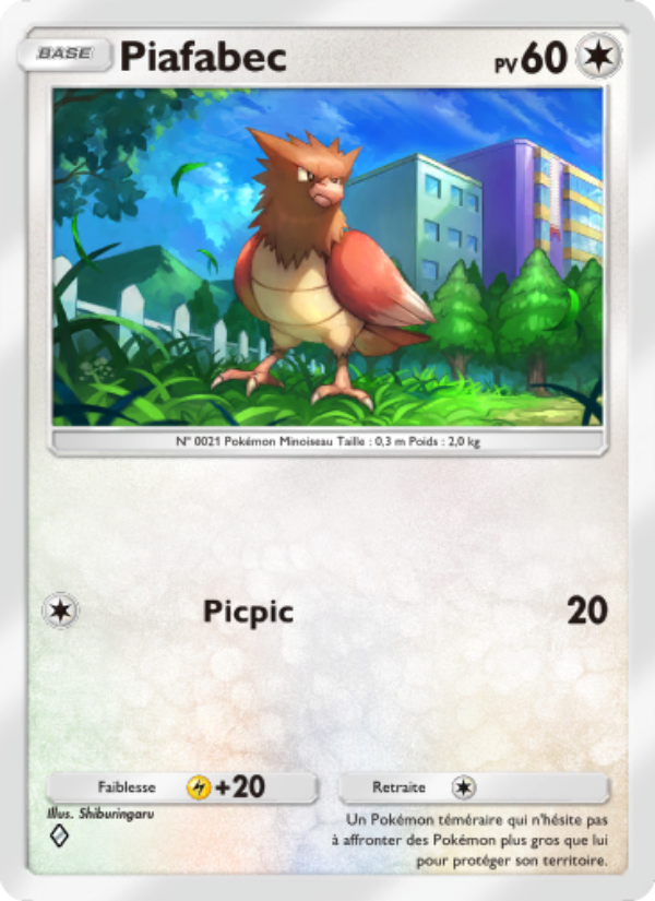 Piafabec 191 — Genetic Apex (French Pokémon TCG card)