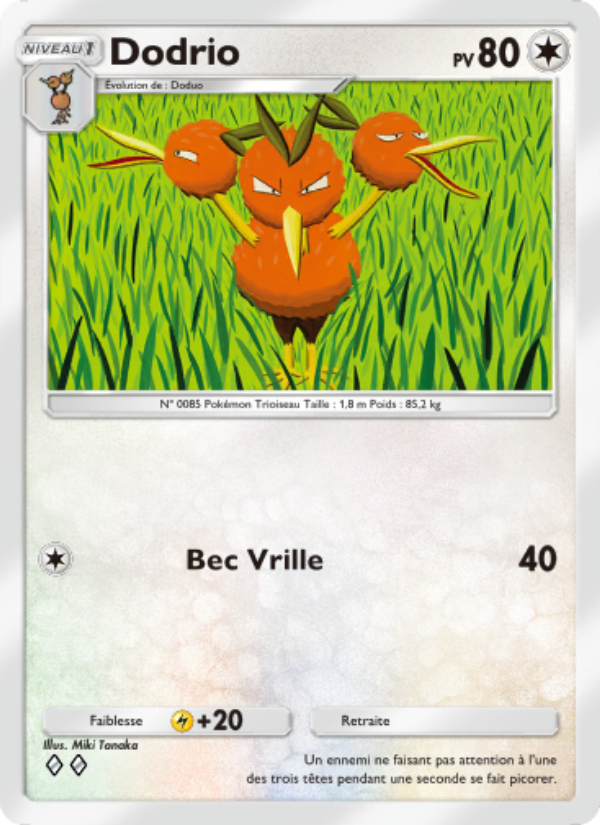 Dodrio 200 — Genetic Apex (French Pokémon TCG card)