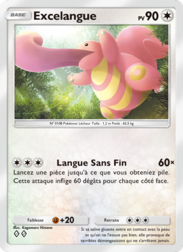 Excelangue 201 — Genetic Apex (French Pokémon TCG card)
