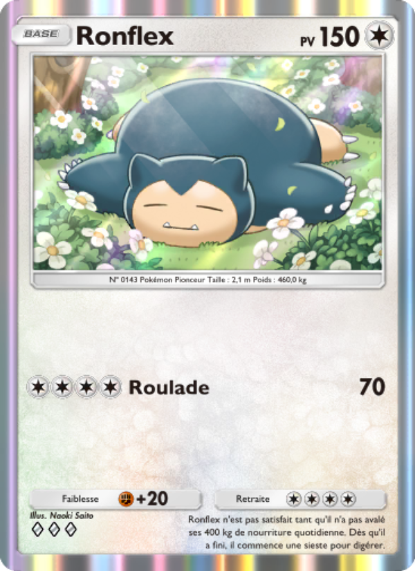 Ronflex 211 — Genetic Apex (French Pokémon TCG card)