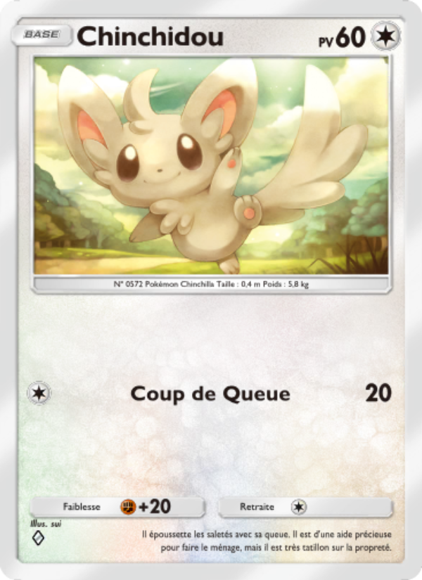 Chinchidou 212 — Genetic Apex (French Pokémon TCG card)