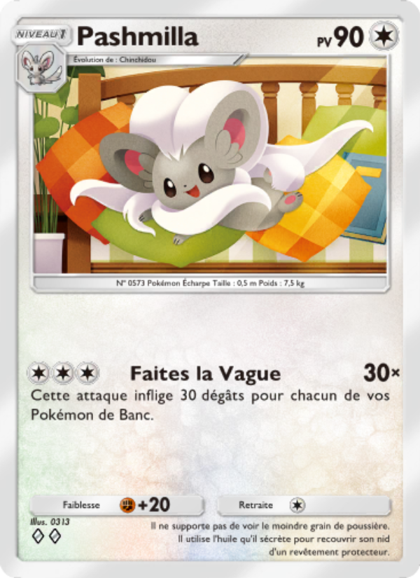 Pashmilla 213 — Genetic Apex (French Pokémon TCG card)