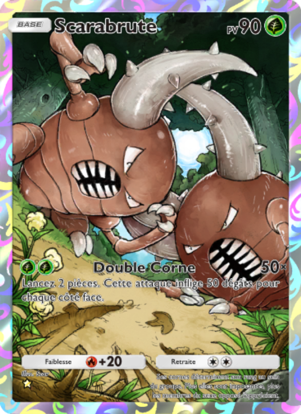 Scarabrute 229 — Genetic Apex (French Pokémon TCG card)