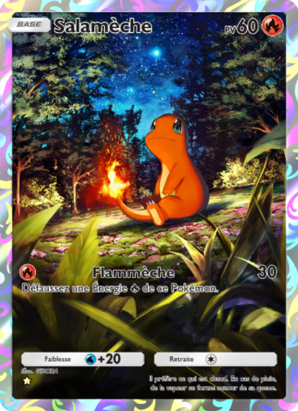 Salamèche 230 — Genetic Apex (French Pokémon TCG card)