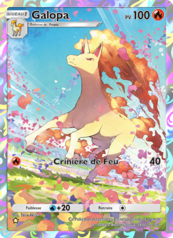 Galopa 231 — Genetic Apex (French Pokémon TCG card)