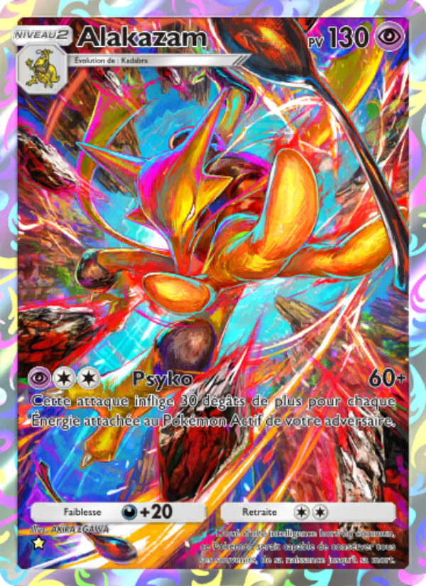 Alakazam 236 — Genetic Apex (French Pokémon TCG card)