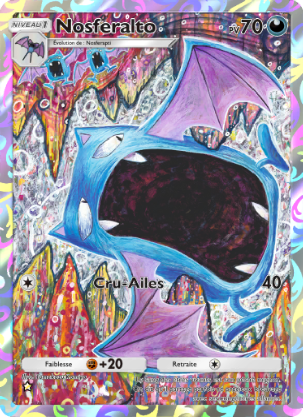 Nosferalto 242 — Genetic Apex (French Pokémon TCG card)