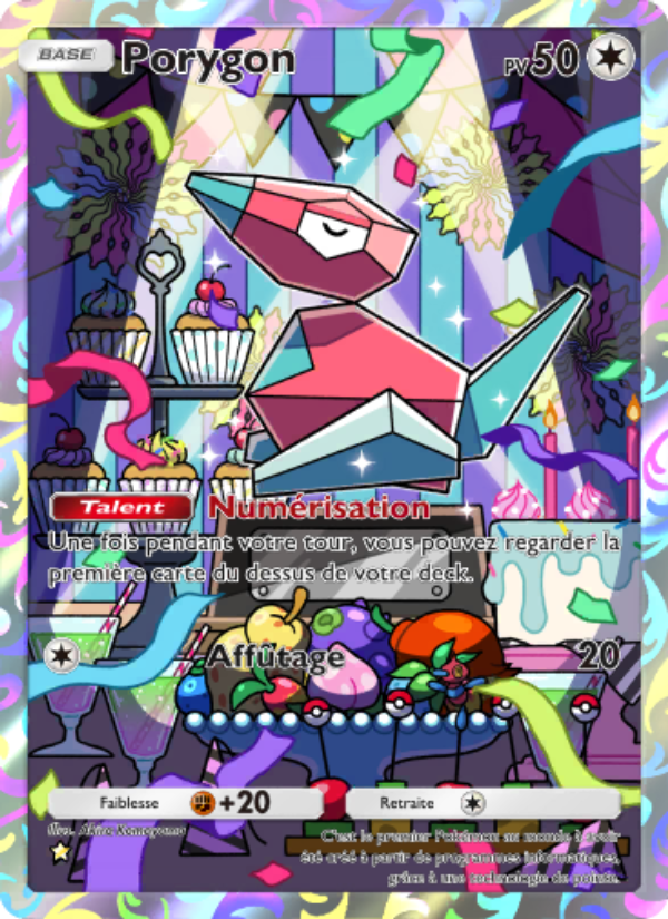 Porygon 249 — Genetic Apex (French Pokémon TCG card)