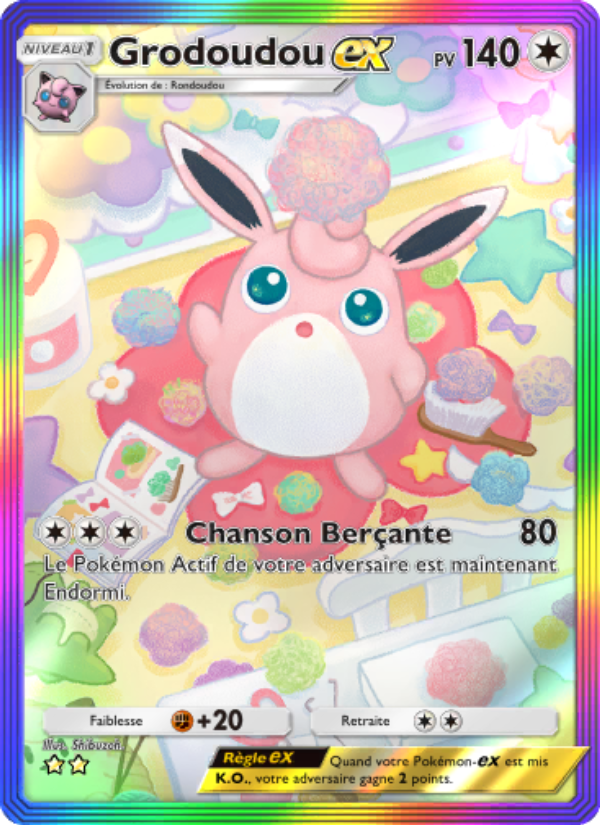Grodoudou-ex 279 — Genetic Apex (French Pokémon TCG card)
