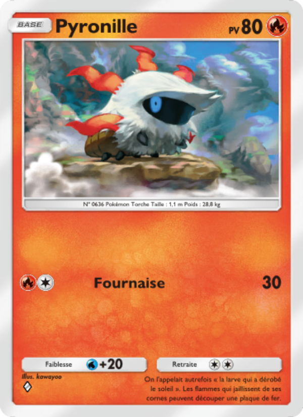 Pyronille 013 — Mythical Island (French Pokémon TCG card)
