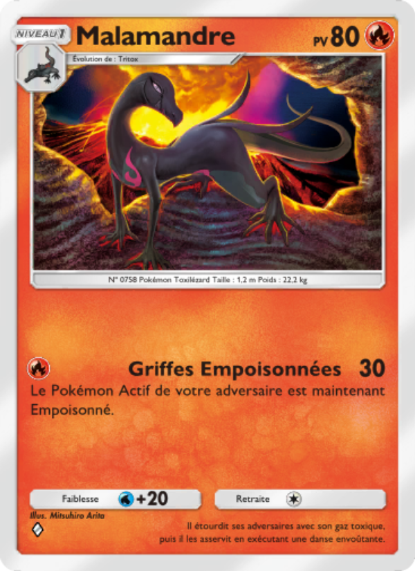 Malamandre 016 — Mythical Island (French Pokémon TCG card)