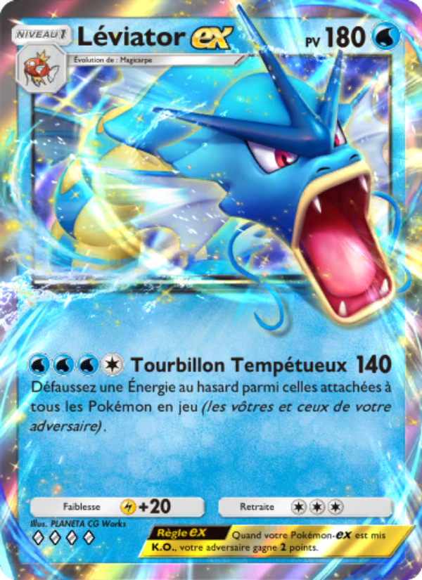 Léviator-ex 018 — Mythical Island (French Pokémon TCG card)
