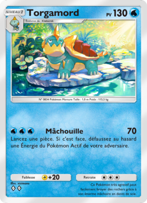 Torgamord 023 — Mythical Island (French Pokémon TCG card)