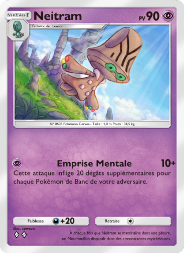 Neitram 035 — Mythical Island (French Pokémon TCG card)