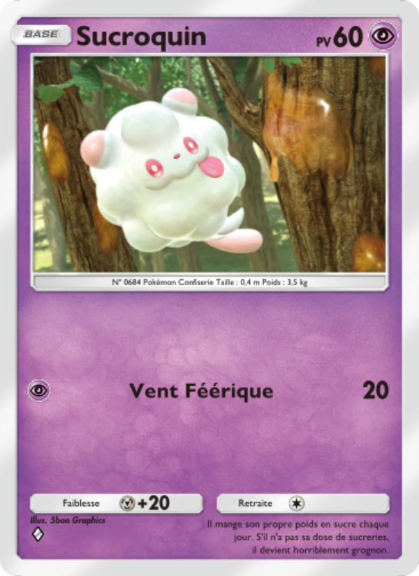 Sucroquin 039 — Mythical Island (French Pokémon TCG card)