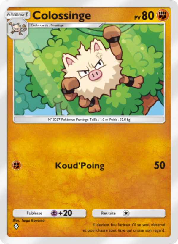 Colossinge 042 — Mythical Island (French Pokémon TCG card)
