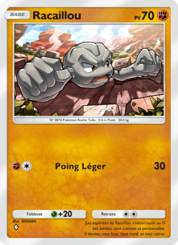 Racaillou 043 — Mythical Island (French Pokémon TCG card)