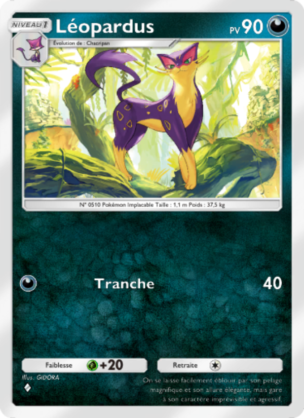 Léopardus 052 — Mythical Island (French Pokémon TCG card)