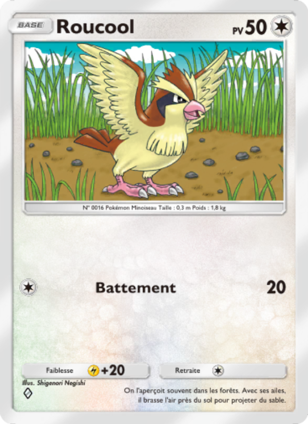 Roucool 057 — Mythical Island (French Pokémon TCG card)