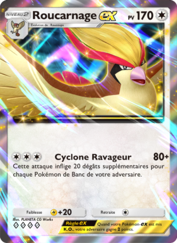 Roucarnage-ex 059 — Mythical Island (French Pokémon TCG card)