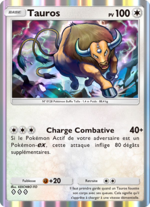 Tauros 060 — Mythical Island (French Pokémon TCG card)
