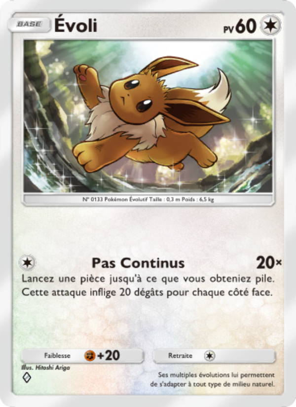 Évoli 061 — Mythical Island (French Pokémon TCG card)