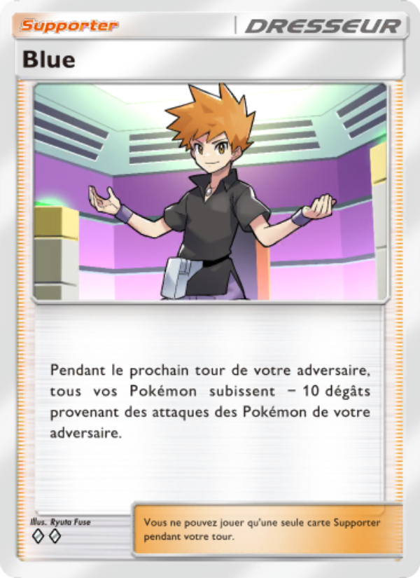 Blue 067 — Mythical Island (French Pokémon TCG card)