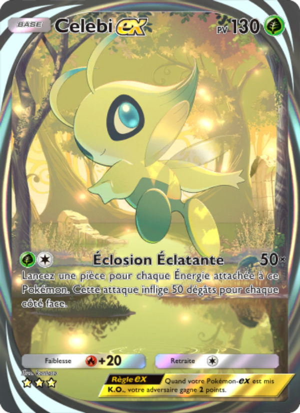 Celebi-ex 085 — Mythical Island (French Pokémon TCG card)